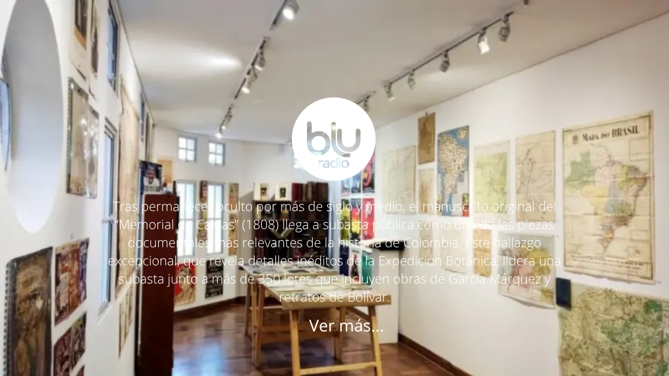 Imagen para artículo El Memorial de Caldas: Un tesoro histórico de 175 años reaparece en Bogotá Auctions
