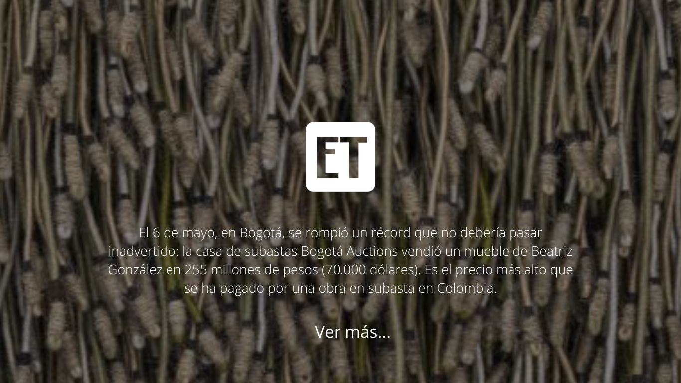 Imagen para artículo Los sorprendentes récords de las subastas de arte en Colombia