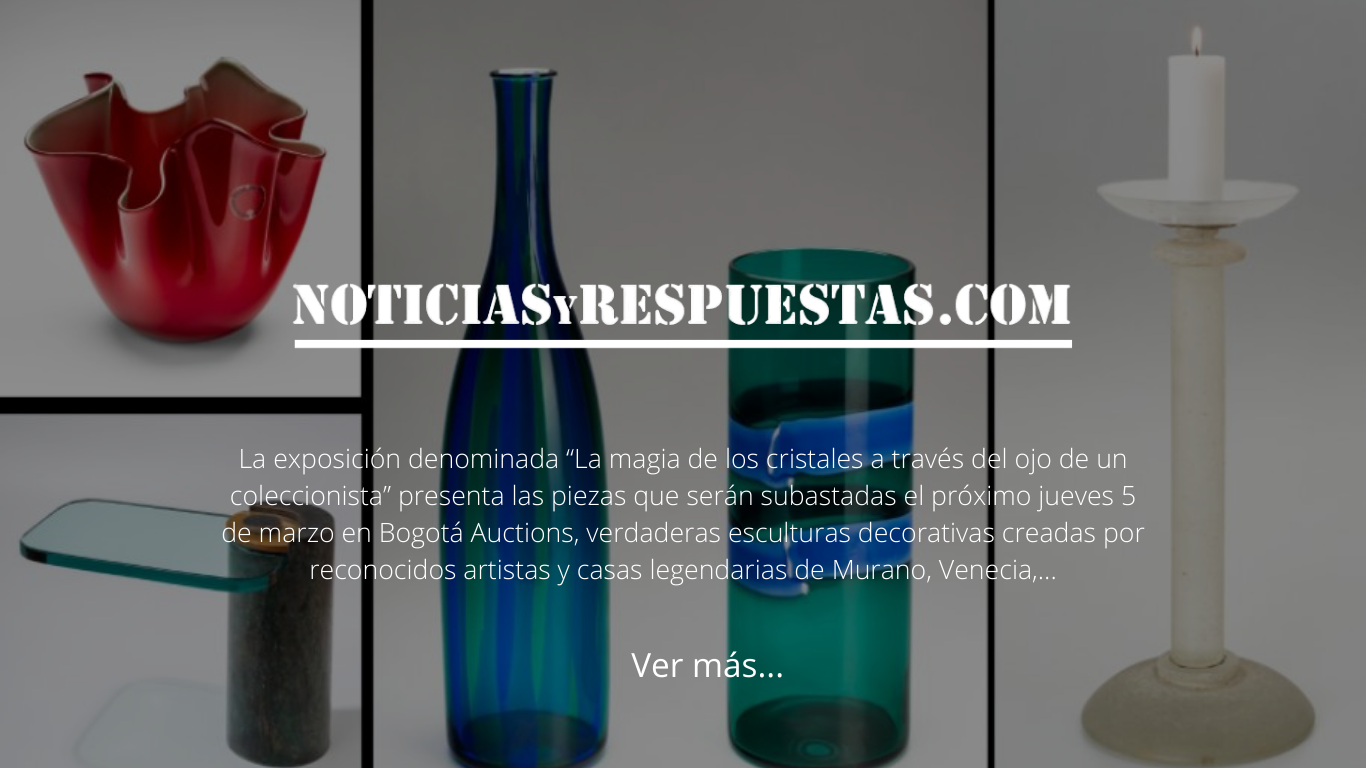 Imagen para artículo Subasta de arte con más de 250 piezas rinde homenaje al vidrio y al cristal
