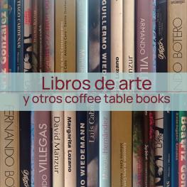 Libros de arte y otros coffee table books