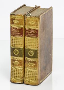 181   -  Delacroix, Nicolle: Géographie moderne précédée d'un petit traité de la sphère et du globe; ornée de traits d'histoire naturelle et politique