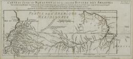 267   -  La Condamine, Charles-Marie de: Carte du cours du Maragnon ou de la Grande Riviere des Amazones