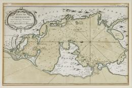 268   -  	
Bellin, Jacques Nicolás: Baye de Carthagene dans Amerique Meridionale [Bahía de Cartagena]