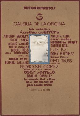 83   -  <p><span class="description">Afiche de la exposición Autorretratos, 1975</span></p>