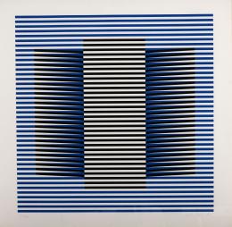 25   -  <p><span class="description">Carlos Cruz-Diez. Induction du Jaune série Nov 06, 2006</span></p>