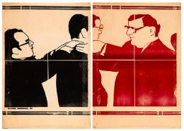 61   -  <p><span class="description">Beatriz González. Zócalo de la comedia, 1983</span></p>