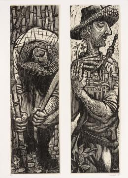 73   -  <p><span class="description">Carmelo Gónzález. Machetero y miliciano, 1978</span></p>