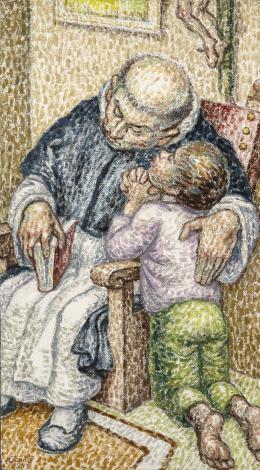 75   -  <p><span class="description">Luis Alberto Acuña. Primera confesión, 1983 </span></p>