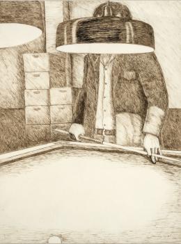 53   -  <p><span class="description">Saturnino Ramírez. [Billar], 1973 </span></p>