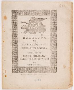 156   -  <span class="anexos">Exequias de Bolívar, 1831</span><br>
