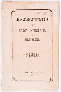 232   -  <span class="anexos">Estatuto Bco. Manizales, 1881</span><br>