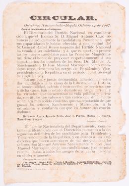 269   -  <span class="anexos">Proclama a Sanclemente y Marroquín</span><br>