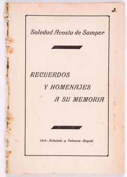 230   -  <span class="anexos">Soledad Acosta Homenaje, 1914</span><br>