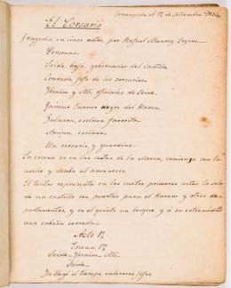 39   -  <span class="anexos">Manuscrito El Corsario, 1831</span><br>