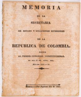 146   -  <span class="anexos">Primer tratado RRII, Col. 1821</span><br>