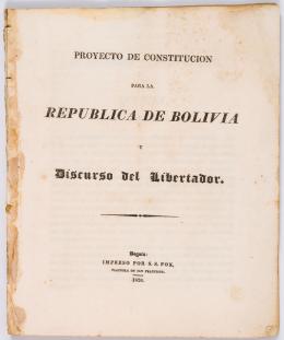 139   -  <span class="anexos">Proyec. Constitución Bolivia, 1826</span><br>