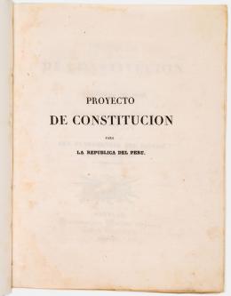 137   -  <span class="anexos">Proyecto Constitución perú, 1826</span><br>