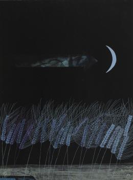 92   -  David Manzur. Sin título de la carpeta 1973 -1983 Homenaje a Pablo Neruda, 1984