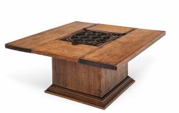 14   -  Mesa de centro estilo brutalista. De Alejandro Cabo. 