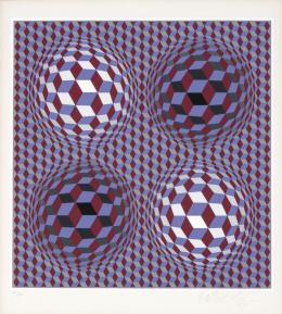 47   -  Victor Vasarely. [Deimos Black], [1981]