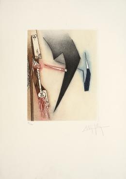 26   -  Wifredo Lam. del portafolio Vingtième parallèle, 1979