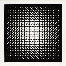 39   -  Jean-Pierre Yvaral . De la carpeta Groupe de recherche d'art visuel 1960-1968, 1975