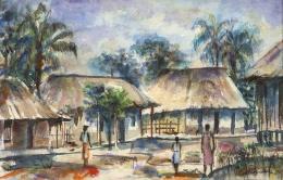79   -  Guillermo Wiedemann. Paisaje en el Chocó, 1940