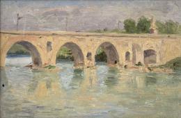 4   -  Ricardo Acevedo Bernal. Puente de Milvio/Río Tiber / Roma, sin fecha