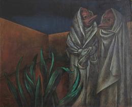 12   -  Enrique Grau. Nocturno - Parcas, 1947