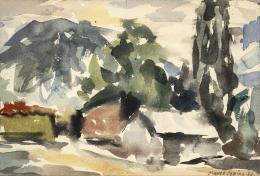 24   -  Marco Ospina. Paisaje sabanero, 1960