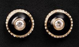 1   -  Aretes. Valentino,década de 1980 