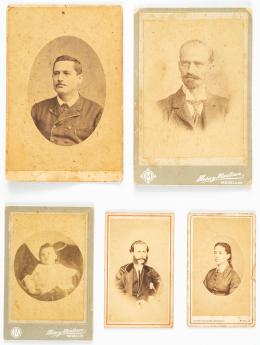 91   -  Tarjetas visita. Retratos, c. 1880