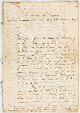 187   -  Memorial de Caldas original, 1808