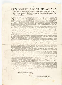 198   -  Regulación alcool, México, 1798