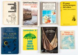 35   -  Lote 8 1ras eds. García Márquez
