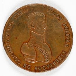 114   -  Medalla Bolívar Colombia-Perú 1825