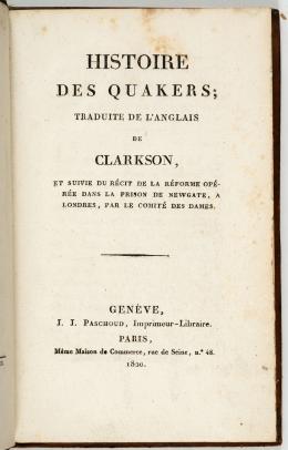 195   -  Histoire des Quakers, 1802