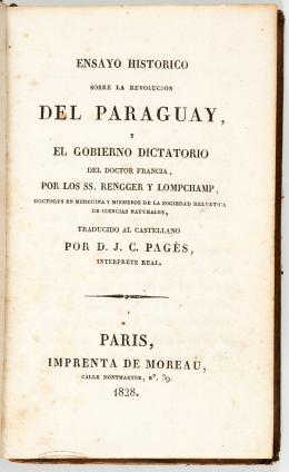 201   -  Dictadura-Revolución Paraguay, 1828