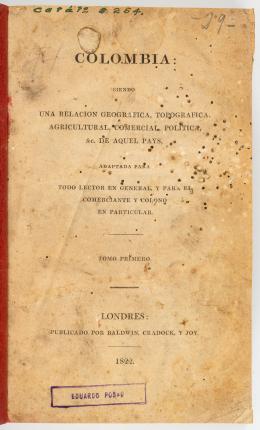 167   -  Relación geográfica Colombia, 1822