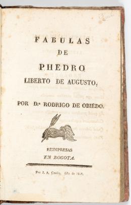 20   -  Reimpreso neogranadino de Fedro