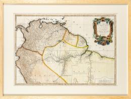 134   -  Mapa Perú y Brasil, 1779