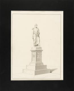 111   -  Grabado estatua Bolívar F. Gerardi