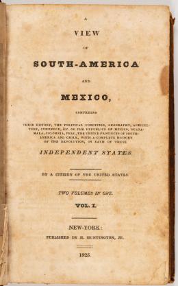167   -  Vista Sudamérica y México, 1825