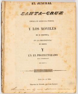 168   -  Santa Cruz-Confederación Boliviana