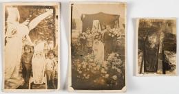 125   -  3 fotografías postmortem, c.1900