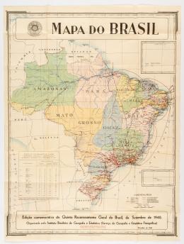 134   -  Mapa de Brasil, 1940
