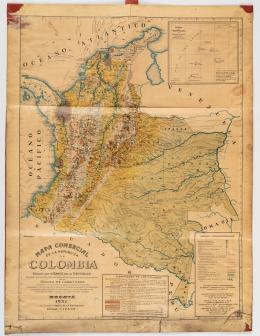 135   -  Mapa comercial de Colombia, 1931