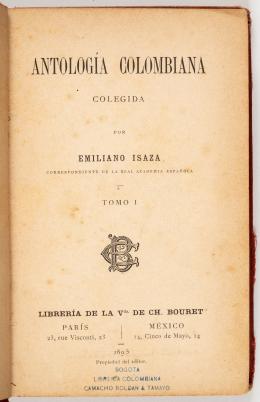 23   -  2 T. Antología colombiana, 1895