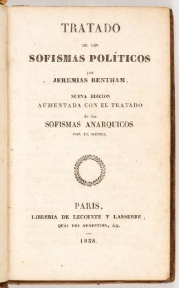 39   -  Bentham: Sofismas políticos, 1838