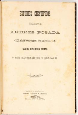 44   -  Estudios Científicos  Medellín 1909 Ilustrado